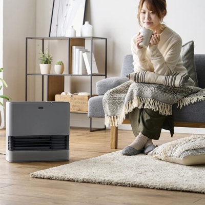 大風量加湿セラミックファンヒーター1200W ACHHM12A-H グレー
