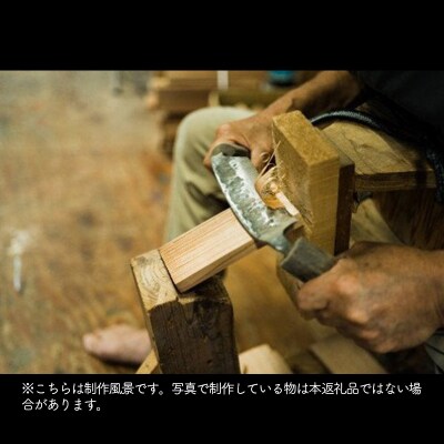 天然秋田杉 花手桶(竹タガ) 国産 職人手作り|odwa-00009