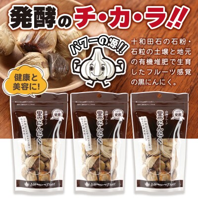 白神フルーツ黒にんにくセットC(バラ粒 100g×3袋)|skfs-00003
