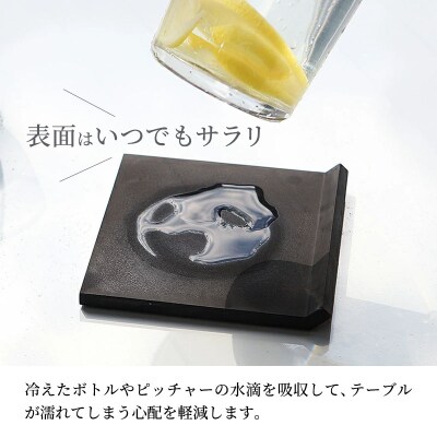 soil コースター for ボトル【ホワイト】珪藻土 日本製|drlz-070101a