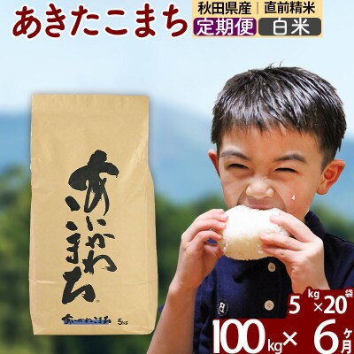 令和7年産《定期便6ヶ月》あきたこまち 100kg 白米|foap-11706