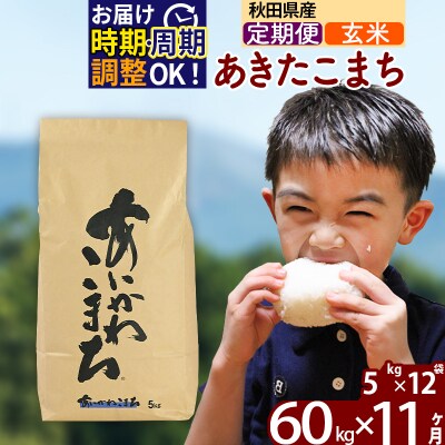 令和7年産《定期便11ヶ月》あきたこまち 60kg【玄米】|foap-21311