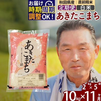 R7年産 新米受付《定期便11ヶ月》秋田県産あきたこまち10kg 白米|oomr-10611