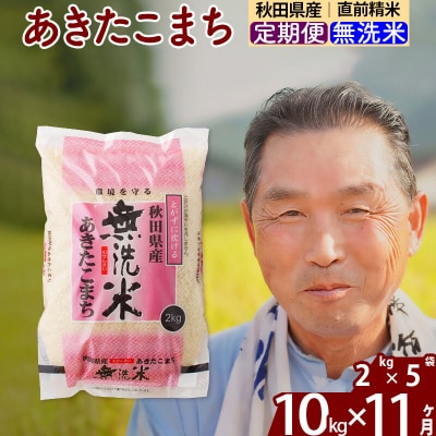 令和7年産《定期便11ヶ月》秋田県産あきたこまち10kg 無洗米|oomr-30611