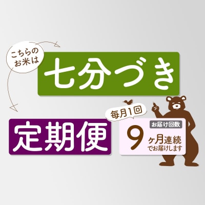 R7年産 新米受付《定期便9ヶ月》あきたこまち6kg【7分づき】|oomr-40409
