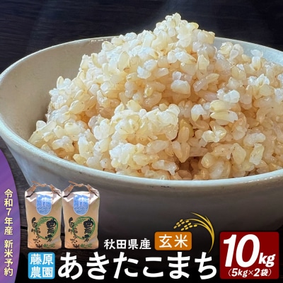 米【令和7年産 新米予約】秋田県北秋田市産 あきたこまち 玄米10kg|fjne-021001