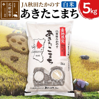 あきたこまち 白米5kg(5kg×1袋)  5キロ お米 令和7年産 |jata-10301