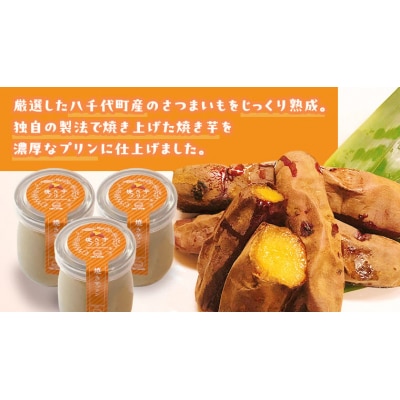 【 お歳暮熨斗付 】 八千代町産 さつまいも 使用 濃厚 焼き芋 プリン [AU081yas]