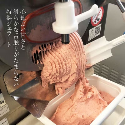 大地の恵み! 特製 ジェラート ( いちご メロン 各1個 ) 計 2000ml [AU099ya]