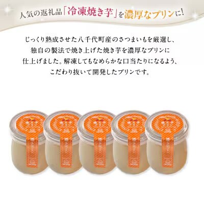 八千代町産 紅はるか使用焼き芋バスクチーズケーキ1個と焼き芋プリン 5個 [AU095ya]