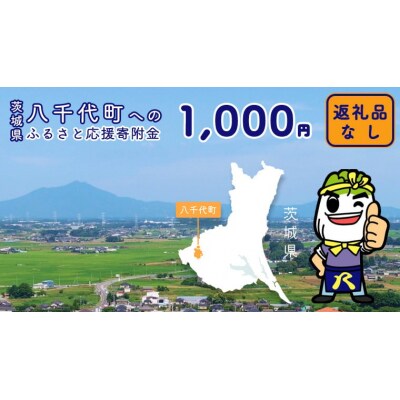 【 返礼品なし 】茨城県 八千代町 ふるさと応援寄付金 ( 1,000円 ) [ZZ001ya]