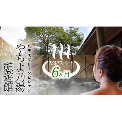八千代グリーンビレッジ「やちよ乃湯 憩遊館」 温泉 入浴 パスポート(6ヶ月) [AN017ya]