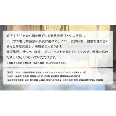 八千代グリーンビレッジ「やちよ乃湯 憩遊館」 温泉 入浴 パスポート(6ヶ月) [AN017ya]