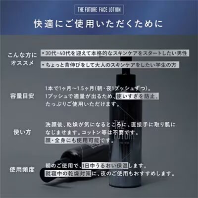 THE FUTURE フェイスローション 150ml × 4本 男性用  [BX050ya]