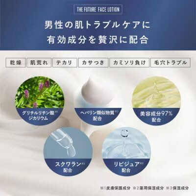 THE FUTURE フェイスローション 150ml × 3本 男性用  [BX049ya]