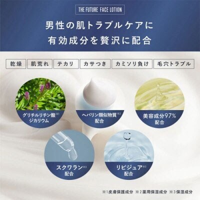 THE FUTURE フェイスローション 150ml × 2本 男性用  [BX048ya]