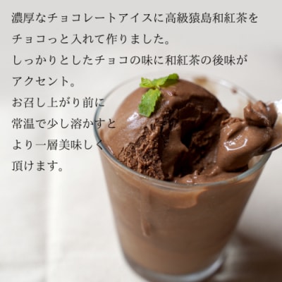 猿島茶使用 チョコ和紅茶 アイス 5個入 アイスクリーム ギフト スイーツ 詰合せ[AF108ya]