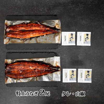 国産 特上うなぎ 蒲焼き 2尾 <合計570g以上> タレ山椒付き 人気うなぎ登り
