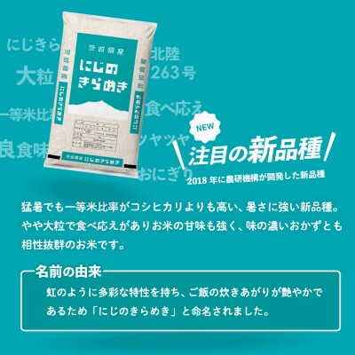 令和6年産茨城県産にじのきらめき 精米 20kg (5kg×4袋)
