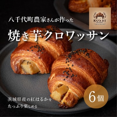 焼き芋 クロワッサン 八千代町産 紅はるか使用 さつまいも 芋 菓子パン [DF001ya]