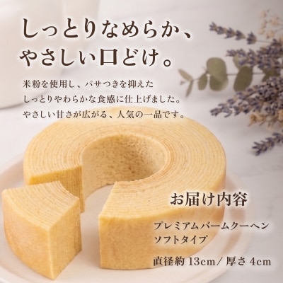 手焼きバームクーヘン ソフト ハード2種食べ比べセット グルテンフリー 米粉 ギフト 贈答品