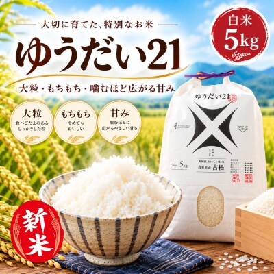 令和8年産 茨城県産 新米 ゆうだい21 精米 大粒 農家直送 [BG024ya]