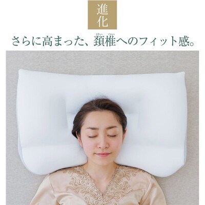 王様の夢枕2 低め タイプ 頚椎 首 支える 安眠枕 洗える 枕カバー|16_mkr-32l101