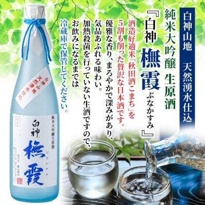 白神米 あきたこまち 2kg 米 令和7年産 日本酒 ブナ霞 720ml|16_ksy-100101