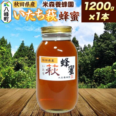 はちみつ いたち萩蜂蜜 国産 1200g×1本 秋田県産100%|16_ynm-051201