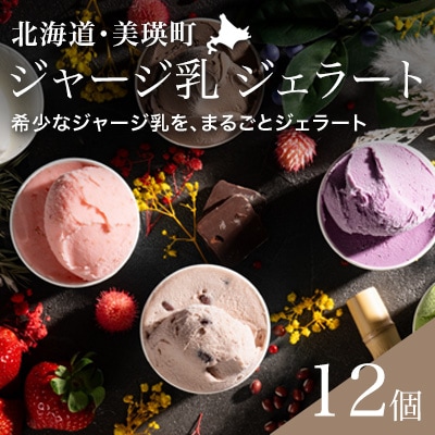 ジェラート 12個BOX   びえい牧場の牛乳を使用!gelatrip's selection