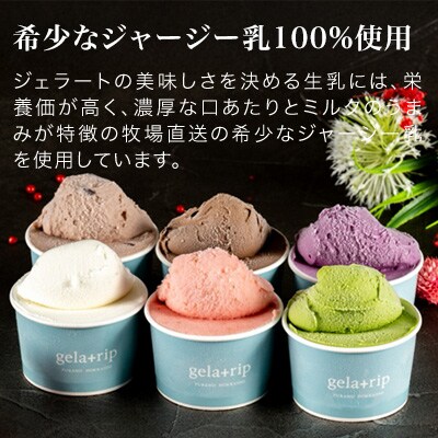 ジェラート 12個BOX   びえい牧場の牛乳を使用!gelatrip's selection