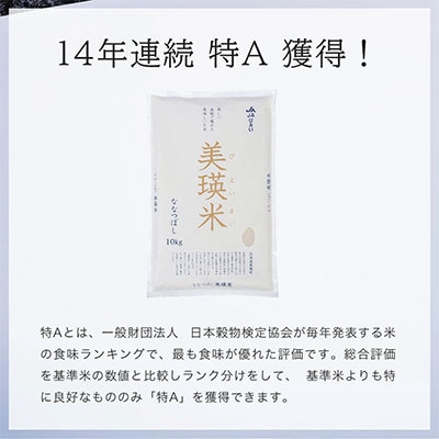 【定期便 3ヶ月】 ななつぼし 2kg 皇室献上米 特A 北海道産 精米 令和7年産  6月発送