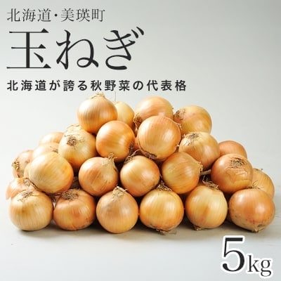 ≪令和7年産先行受付!≫美瑛選果　美瑛町産玉ねぎ5kg