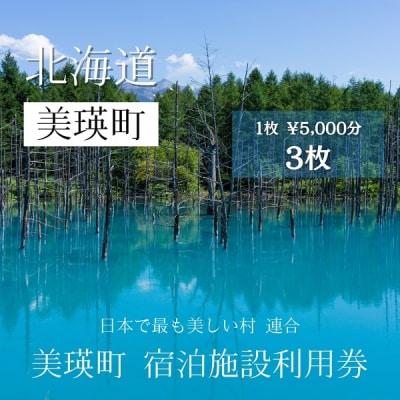 美瑛町宿泊施設利用券3枚