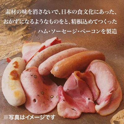 ベーコン 歩人 朝食向きのウィンナー・ベーコン・レバーペーストの詰め合わせ 