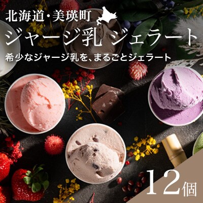 ジェラート 12個BOX   びえい牧場の牛乳を使用!gelatrip's selection