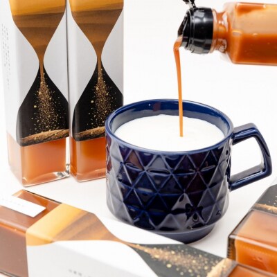 美瑛きなこ蜜とジャージー牛乳のセット 