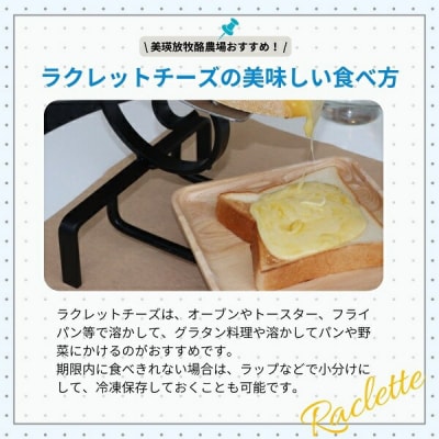 ラクレットチーズ 100g×3個 美瑛放牧酪農場 ラクレット・ド・美瑛