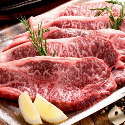 リブロースとサーロインステーキのセット(各360g) ファームズ千代田　「びえい和牛」 