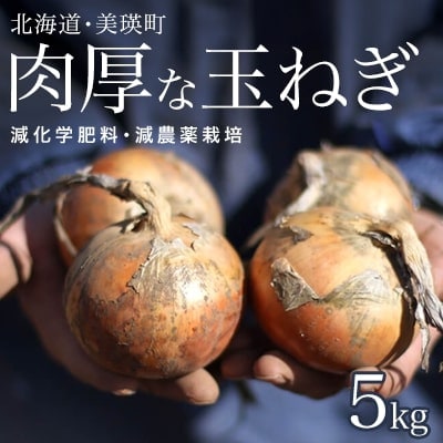 【令和7年産先行受付!】本山農場の玉ねぎ5kg 北海道 美瑛