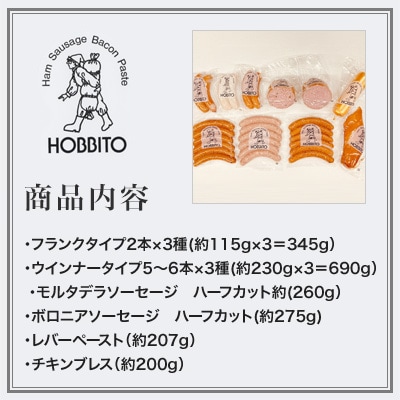 歩人 6種類のウィンナー・フランクとパンと食べたいセット