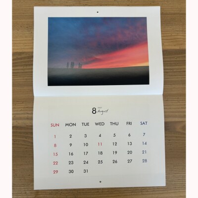写真家 坪井 智洋 美瑛の風景 2027年壁掛けカレンダー