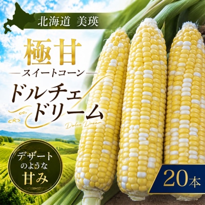 【令和8年産予約受付】とうもろこし ドルチェドリーム 20本 MARUMOスイートコーン 本山農場
