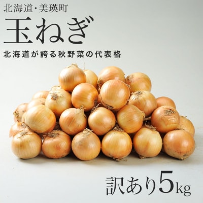 【先行予約】玉ねぎ 訳あり 5kg <令和8年産 > 美瑛選果 美瑛町産