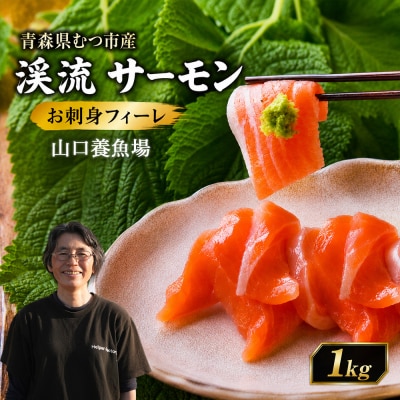 渓流サーモン　お刺身フィーレ　1kg