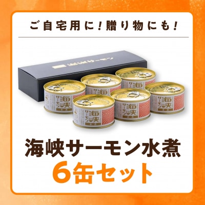 海峡サーモン水煮6缶セット　