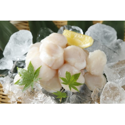 陸奥湾産ほたて貝柱　玉冷1kg(500g×2)　刺身用　サイズ不揃い　訳あり