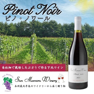 ピノ・ノワール　赤ワイン　むつ市　青森　サンマモルワイナリー　下北ワイン
