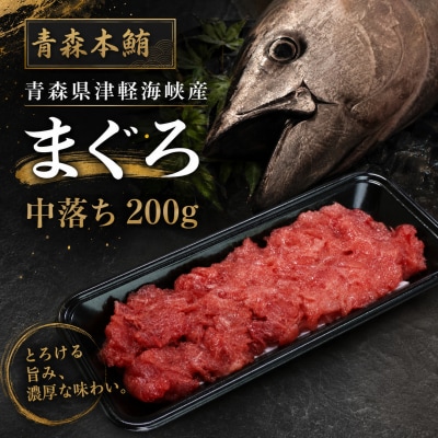 ＜引き締まった旨味＞津軽海峡産まぐろ(中落ち200g)