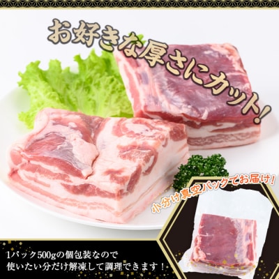 鹿児島県産豚バラブロック(500g×3P)